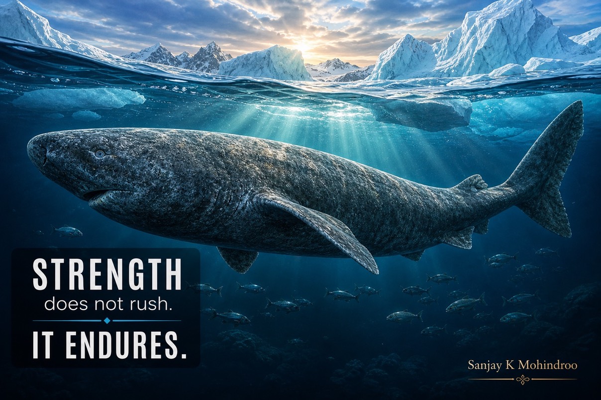 Greenland sharks are 21 feet long.