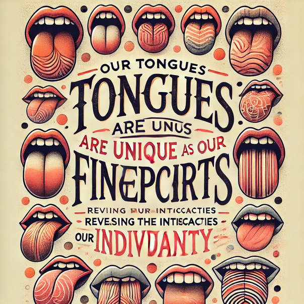 Humans have tongue prints.