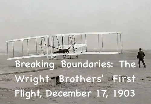 The first airplane flight